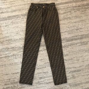 Authentic Fendi Zucca Pants